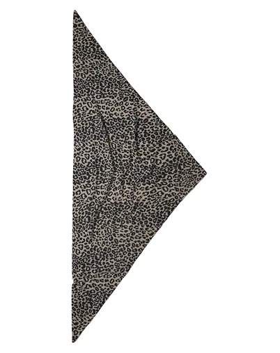 Lala Berlin - Triangle Leo M Cashmere Tørklæde - Dune Black